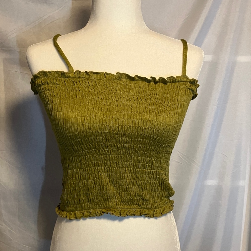 Melrose and Market women’s XL stretchy Olive Camisole Top